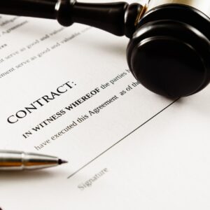 Client sue company in court for not signing a contract